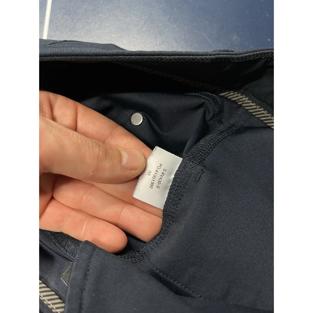 Vuori Meta Pants Men's 33x30 Blue Athletic Slim Fit Stretch Performance V430-S